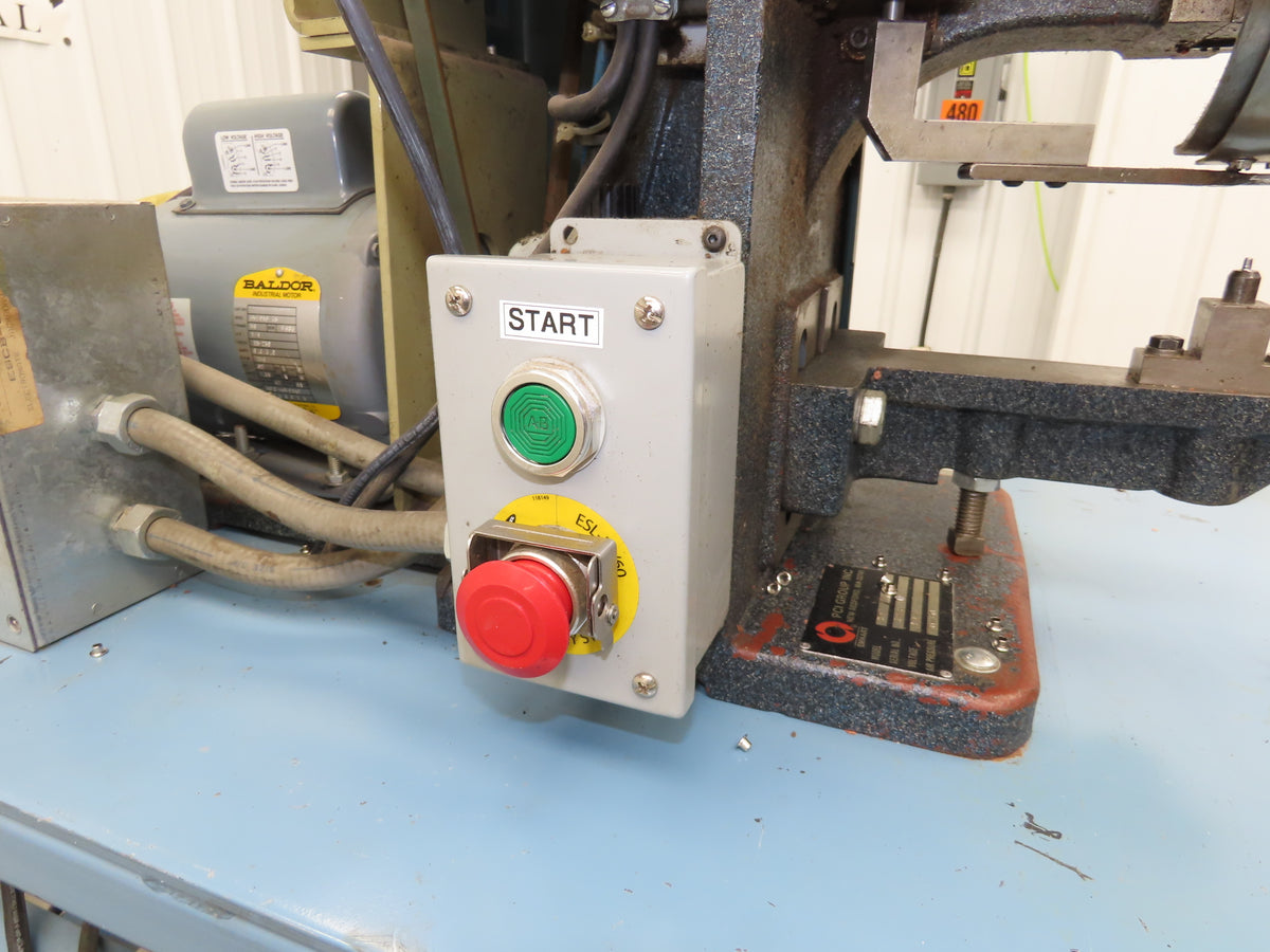 Emhart Model WT PCI Mechanical Eyelet Grommet Punch Press 115V Bench Mount