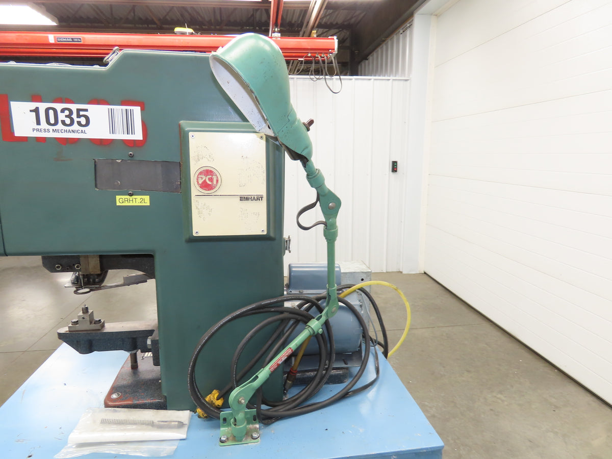 Emhart Model WT PCI Mechanical Eyelet Grommet Punch Press 115V Bench Mount