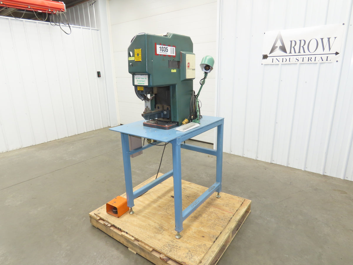 Emhart Model WT PCI Mechanical Eyelet Grommet Punch Press 115V Bench Mount