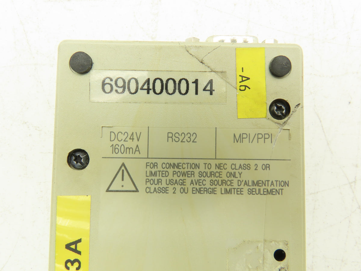 Siemens 6AV3503-1DB10 SIMATIC OP3 Operator Panel HMI 2x20 LCD 24VDC MPI RS232