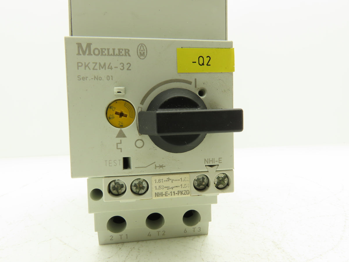 Moeller PKZM4-32 Motor Protector 25-32A 3-Pole Starter XTPR032DC1 Lot of 2