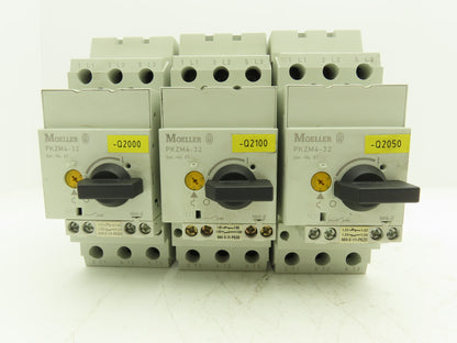 Moeller PKZM4-32 Motor Protector 25-32A 3-Pole Starter XTPR032DC1 Lot of 3