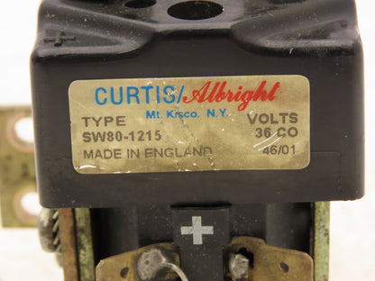 Curtis Albright SW80-1215 Electric Forklift DC Contactor Off Hyster E40HSD