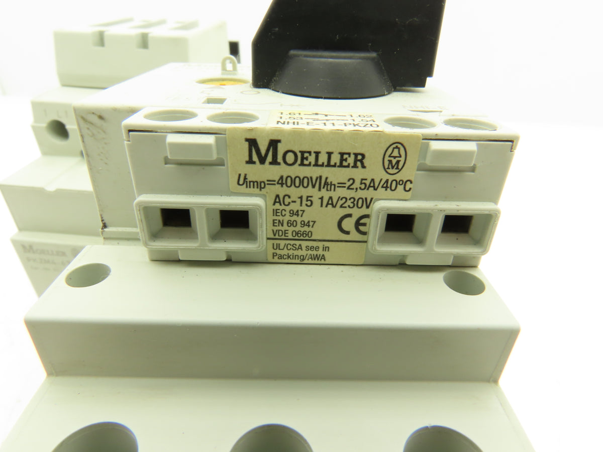 Moeller PKZM4-63 Motor Protector 55-63A 3-Pole Manual Starter 222413 Lot of 2