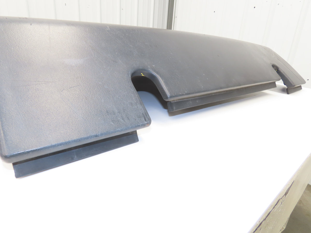 Hyster Hood Plastic Cover Removed From E40HSD Stand On Forklift