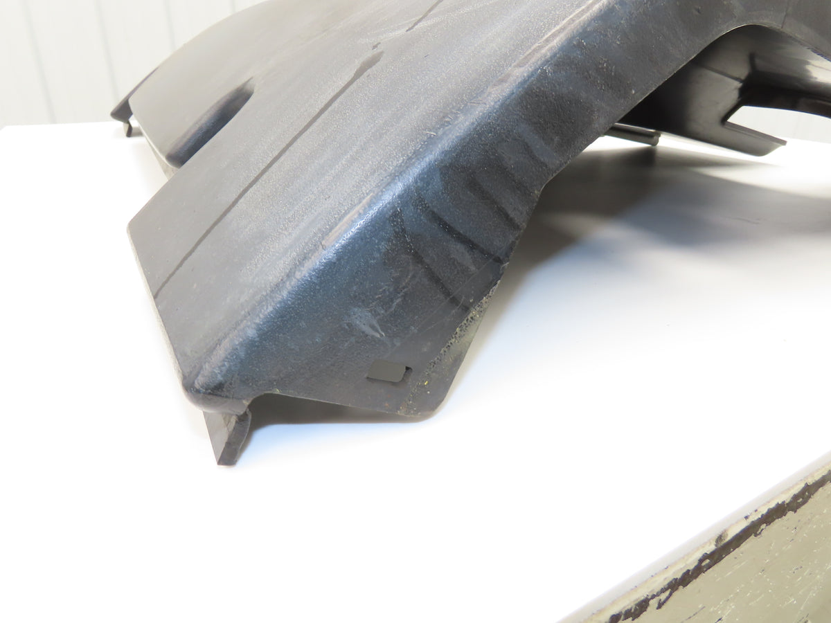 Hyster Hood Plastic Cover Removed From E40HSD Stand On Forklift
