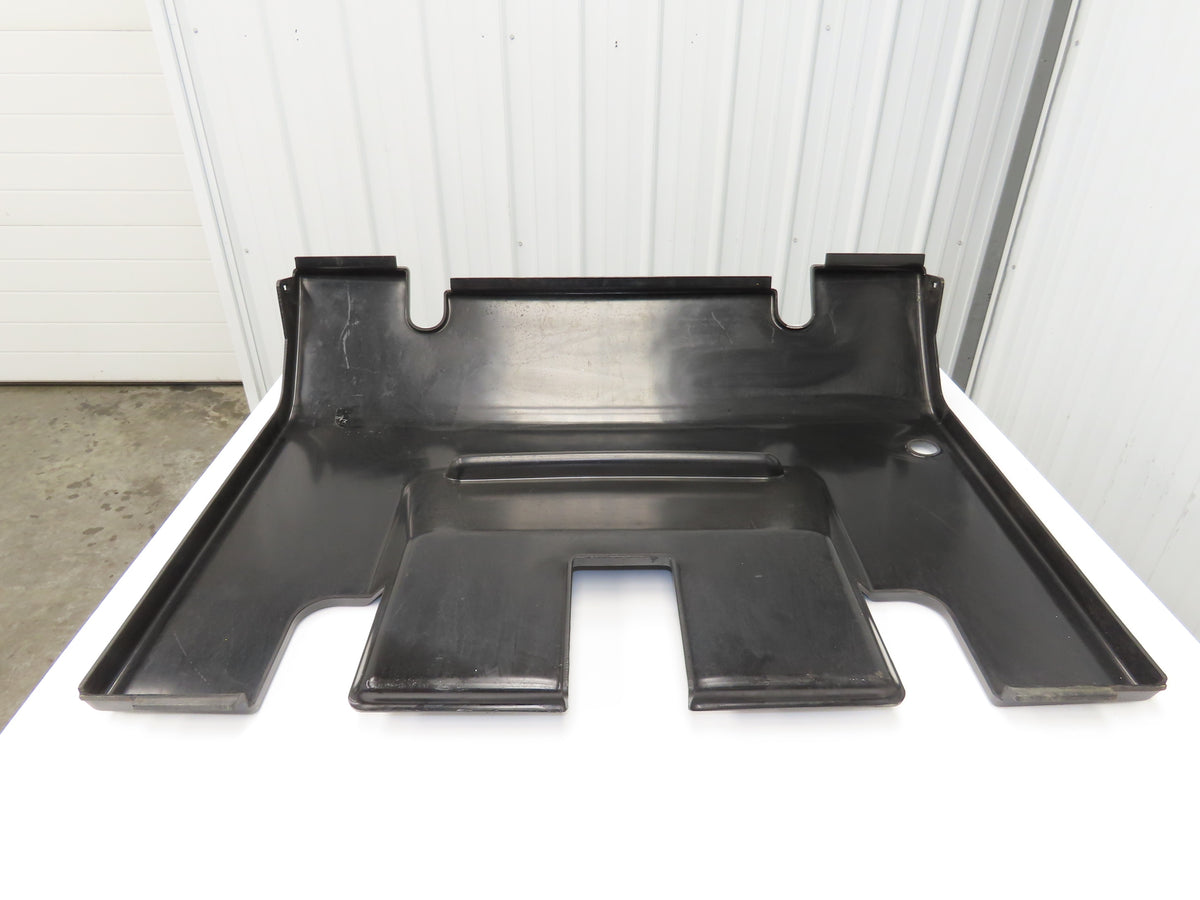 Hyster Hood Plastic Cover Removed From E40HSD Stand On Forklift