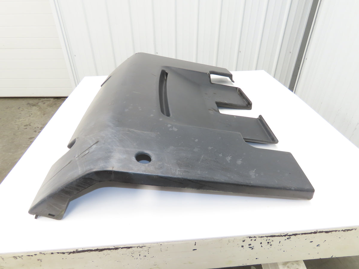 Hyster Hood Plastic Cover Removed From E40HSD Stand On Forklift