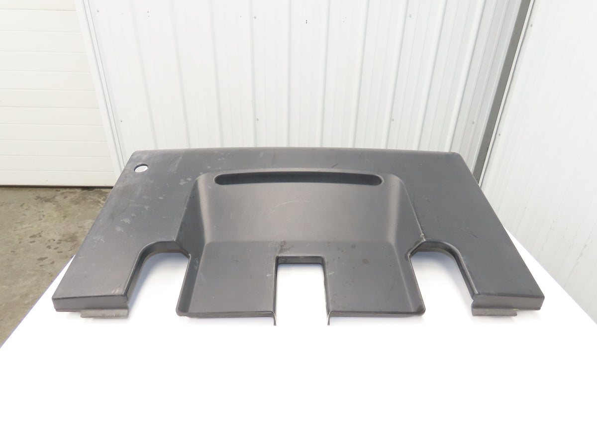 Hyster Hood Plastic Cover Removed From E40HSD Stand On Forklift