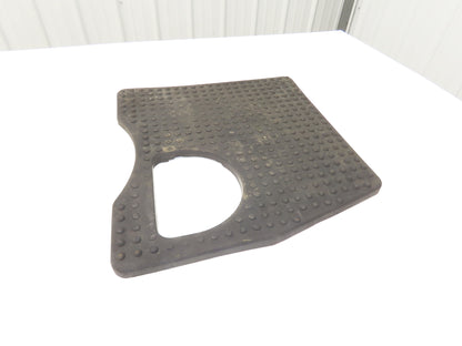 Hyster Operator Center Rubber Floor Mat Off E40HSD Forklift