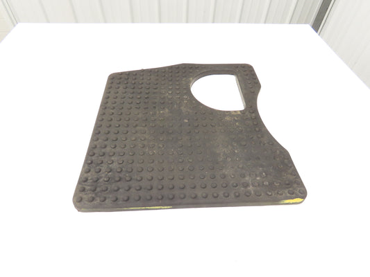 Hyster Operator Center Rubber Floor Mat Off E40HSD Forklift