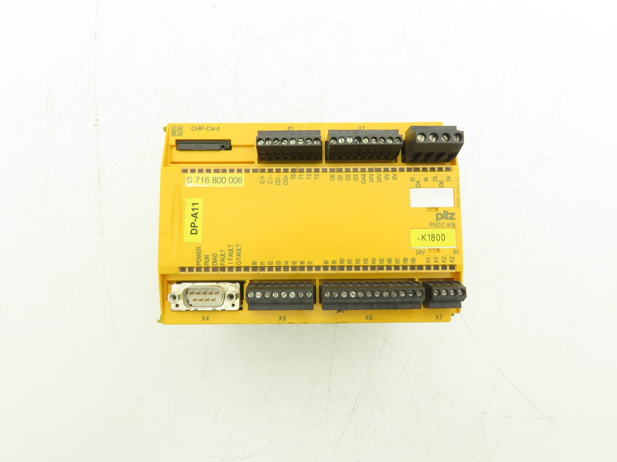 Pilz 773100 PNOZM1P Safety Relay Base Unit 20 Safe Digital Inputs