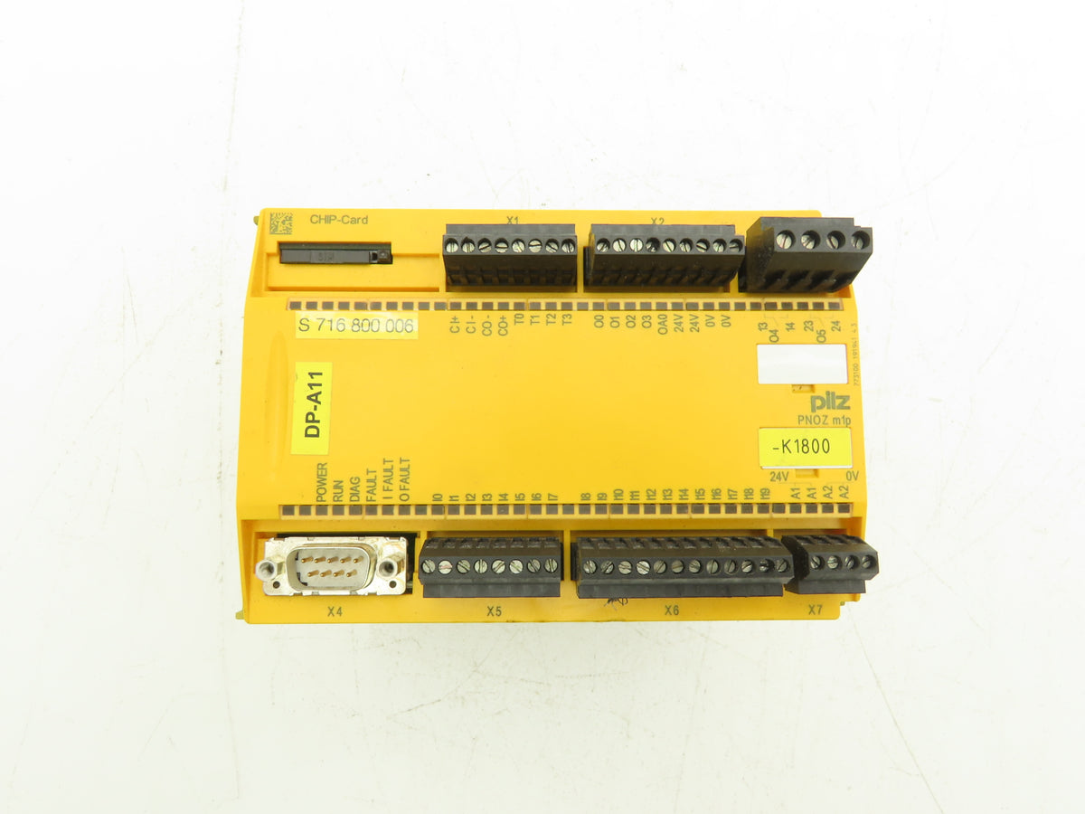 Pilz 773100 PNOZM1P Safety Relay Base Unit 20 Safe Digital Inputs