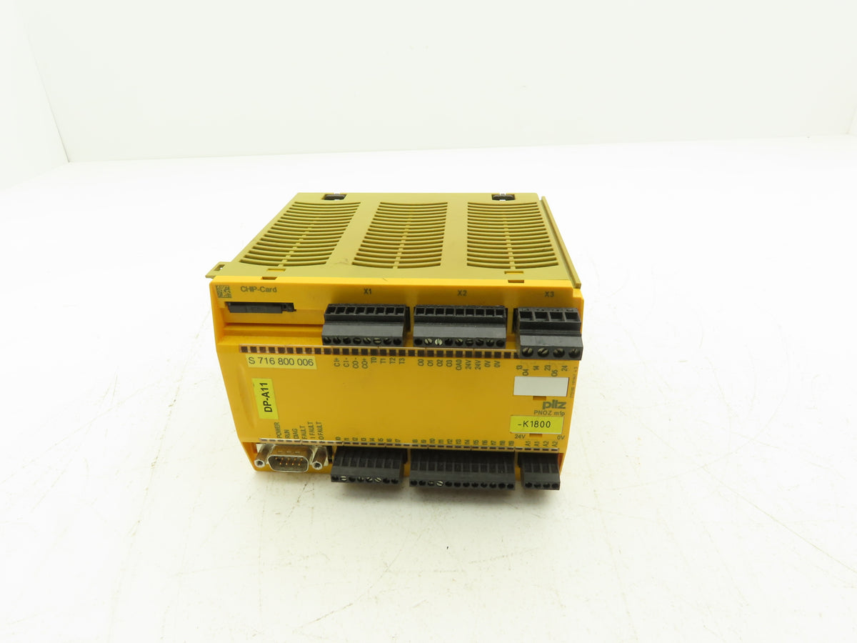 Pilz 773100 PNOZM1P Safety Relay Base Unit 20 Safe Digital Inputs