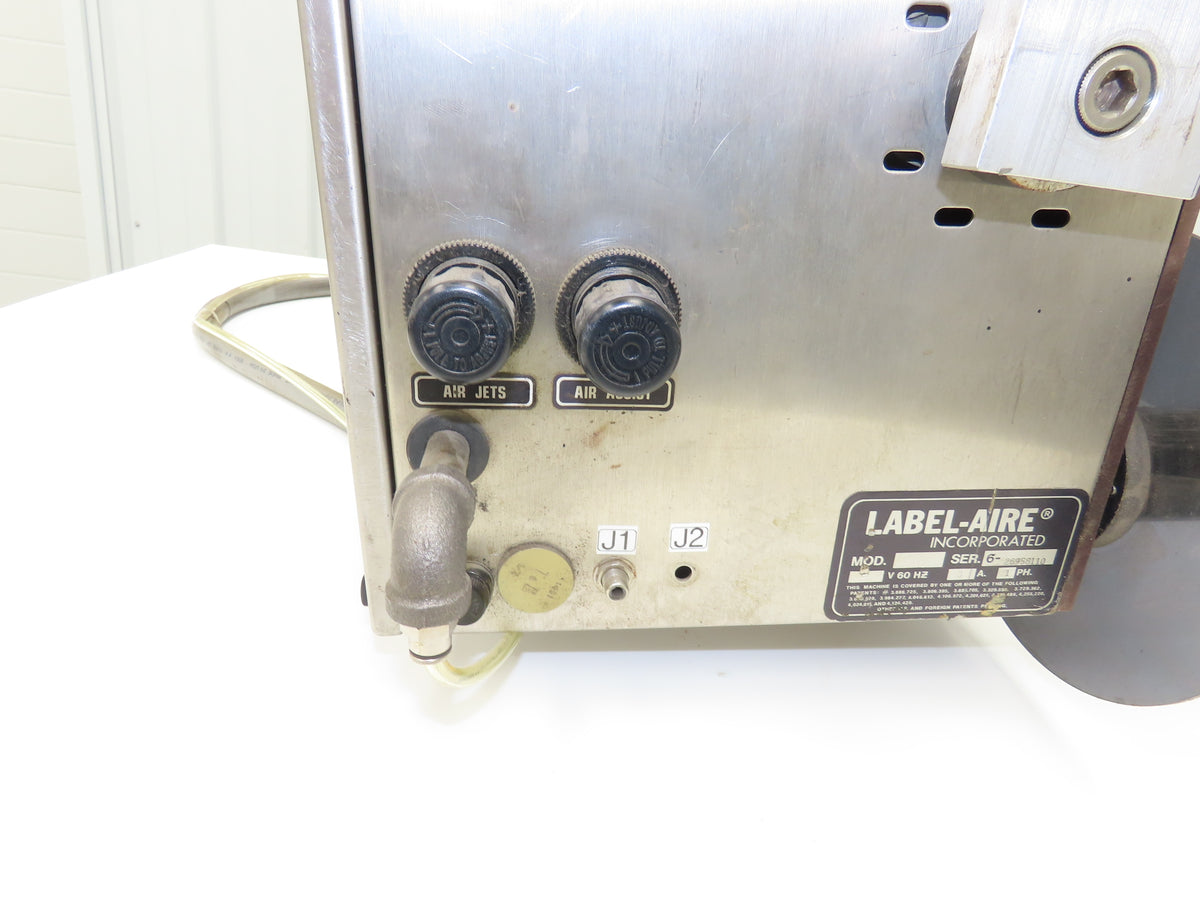Label Aire 2114 Label Applicator Pneumatic Air Blow Cylinder