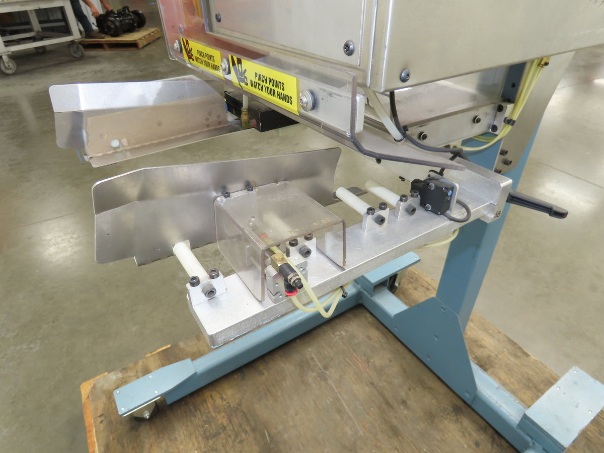Label Aire 2114 Label Applicator Pneumatic Air Blow Cylinder Modified