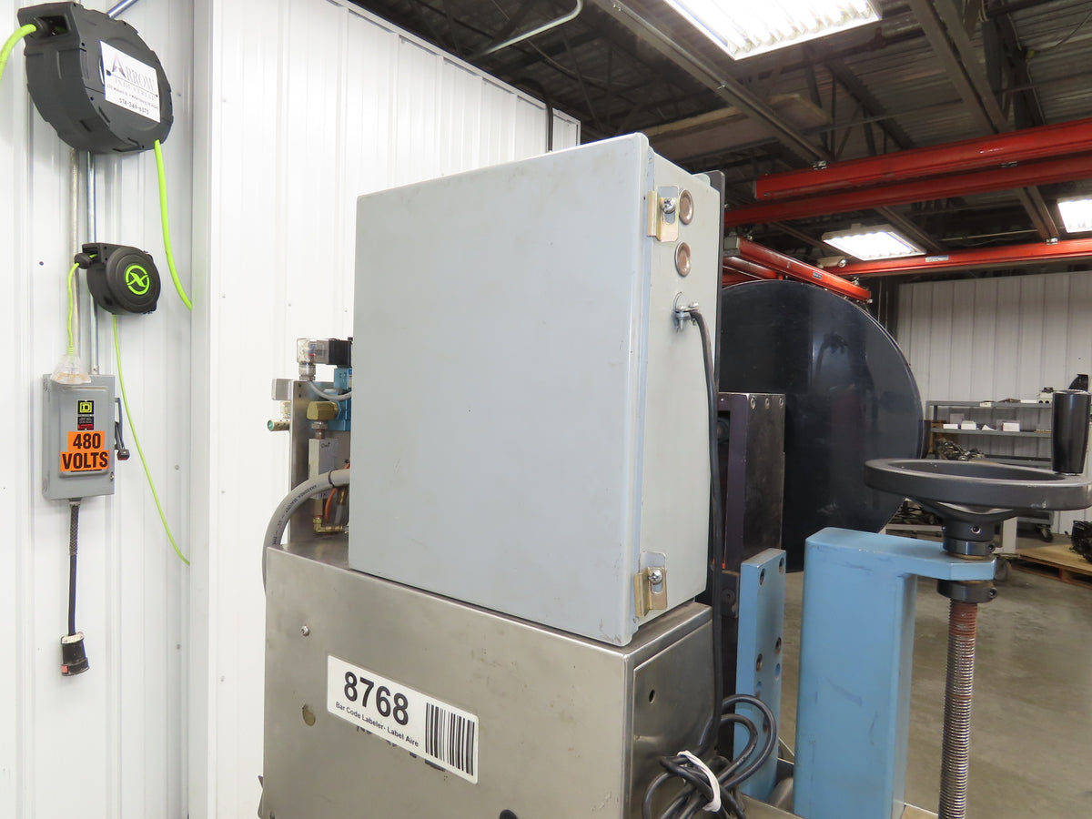 Label Aire 2114 Label Applicator Pneumatic Air Blow Cylinder Modified