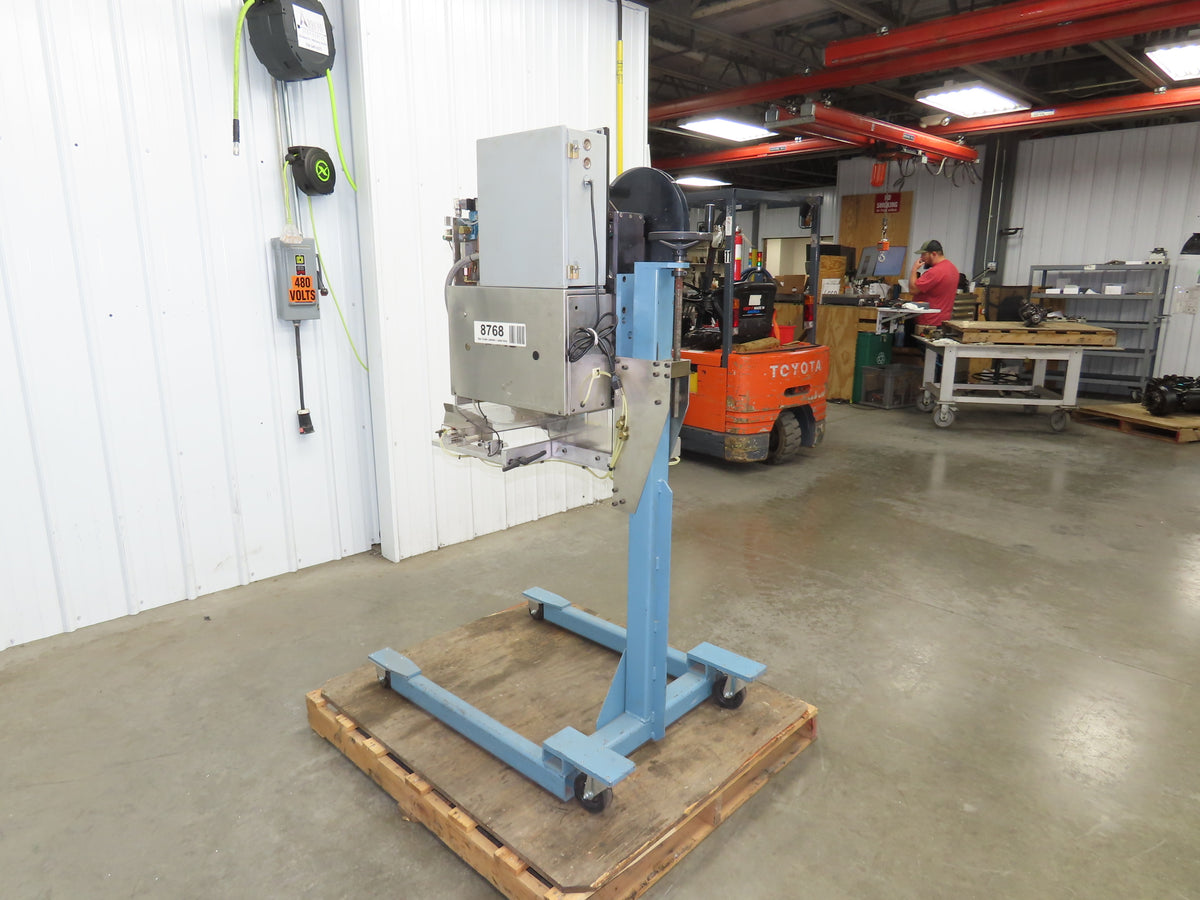 Label Aire 2114 Label Applicator Pneumatic Air Blow Cylinder Modified