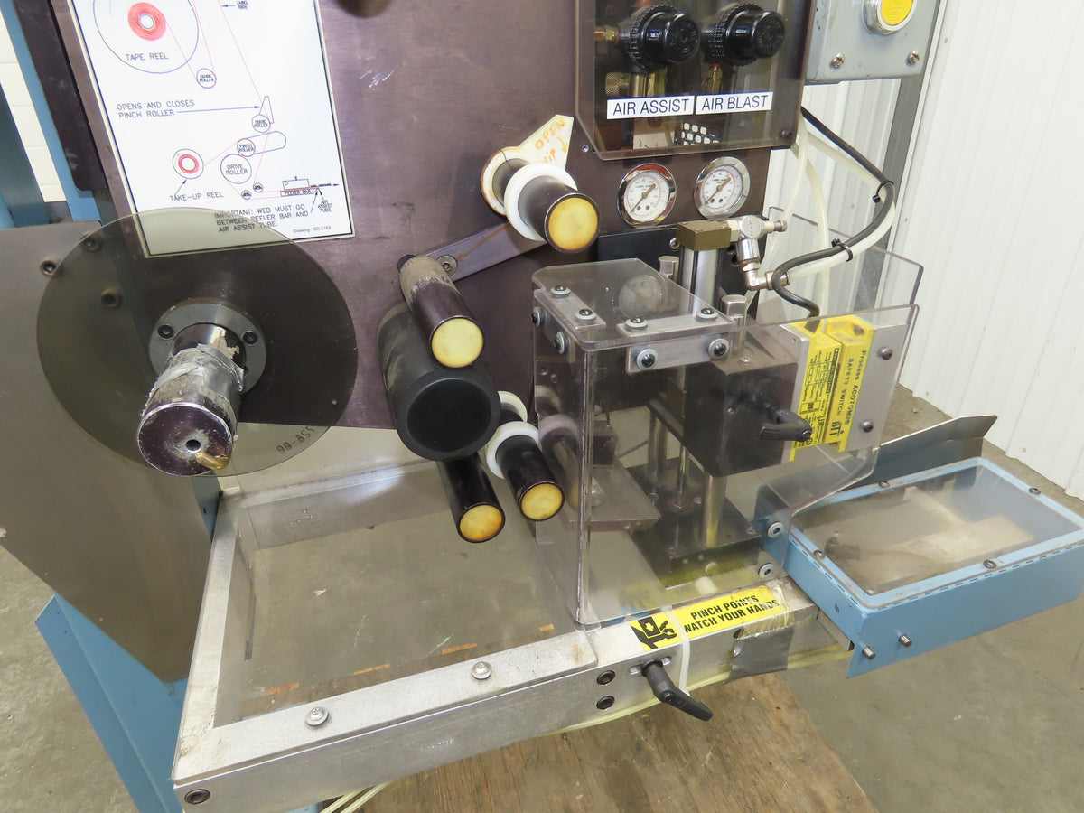 Label Aire 2114 Label Applicator Pneumatic Air Blow Cylinder Modified