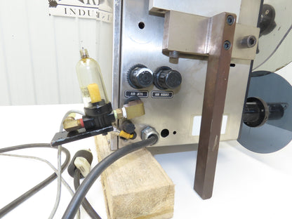 Label Aire 2114 Label Applicator Pneumatic Air Blow Cylinder No Printer