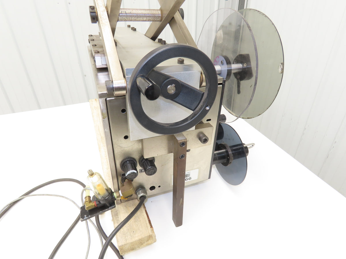 Label Aire 2114 Label Applicator Pneumatic Air Blow Cylinder No Printer