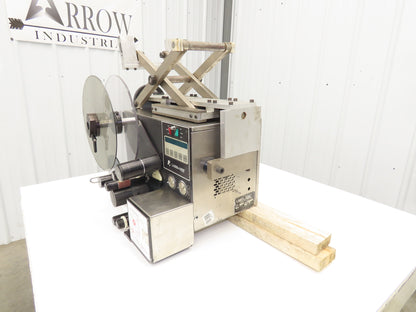 Label Aire 2114 Label Applicator Pneumatic Air Blow Cylinder No Printer