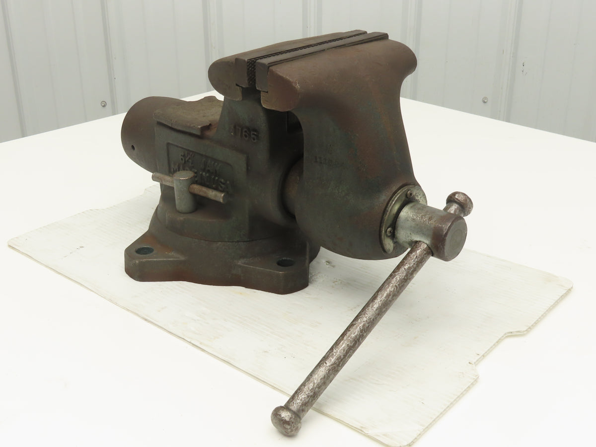 Wilton 1765 Combination Pipe Bench Vise 6-1/2" Jaw Swivel Base Bullet Tradesman