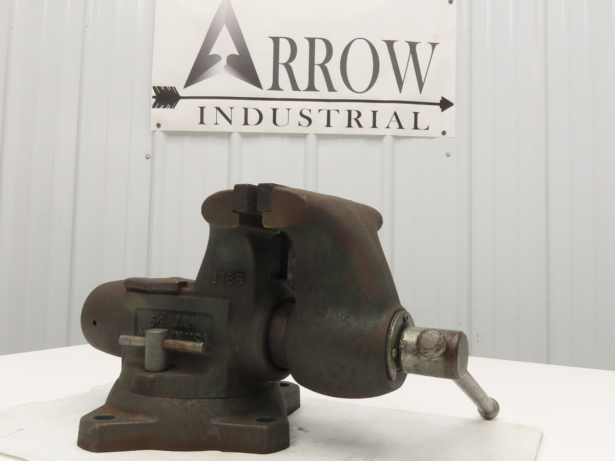 Wilton 1765 Combination Pipe Bench Vise 6-1/2" Jaw Swivel Base Bullet Tradesman