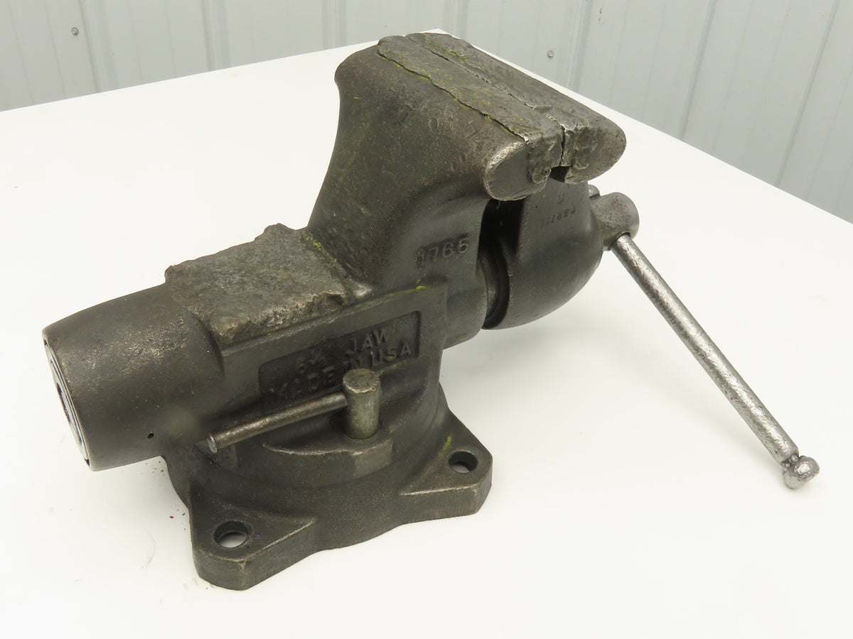 Wilton 1765 Combination Pipe Bench Vise 6-1/2" Jaw Swivel Base Bullet Tradesman