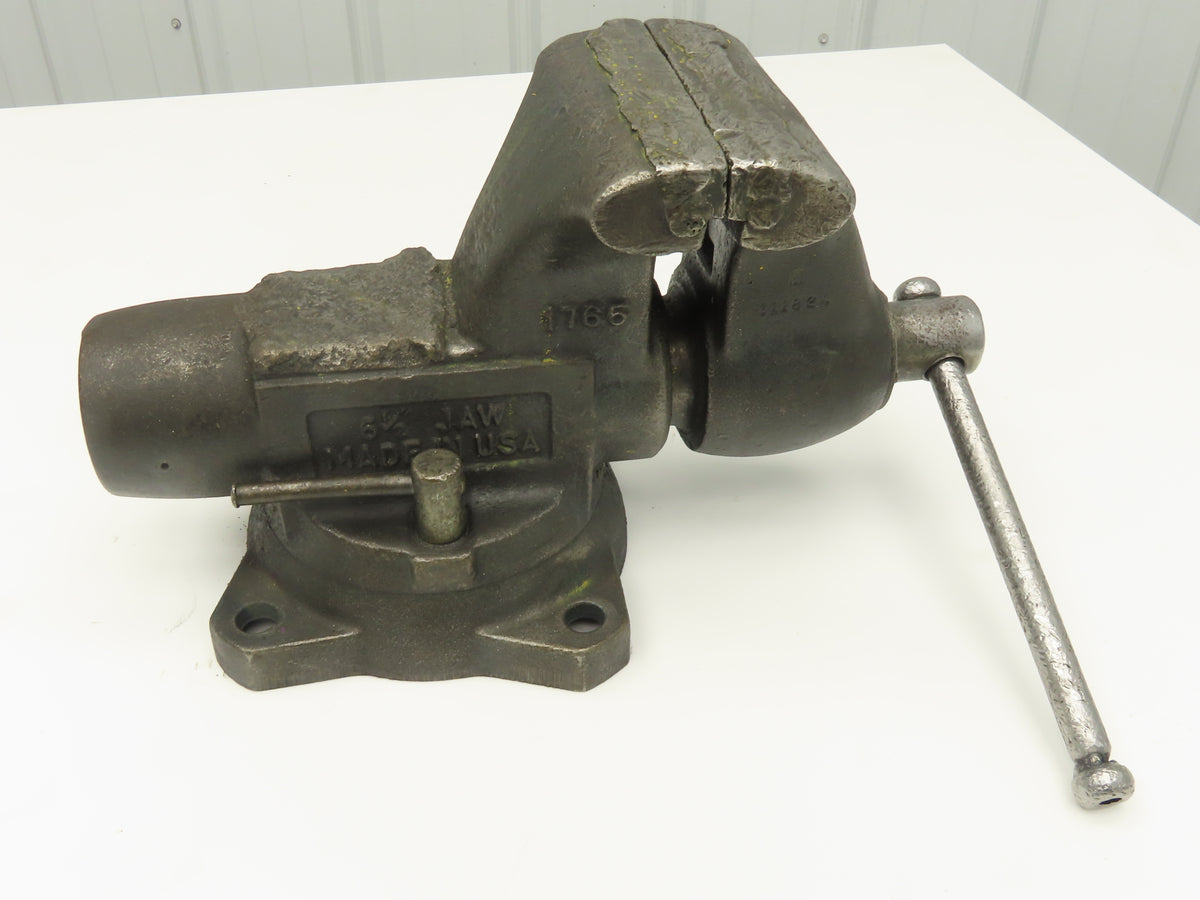 Wilton 1765 Combination Pipe Bench Vise 6-1/2" Jaw Swivel Base Bullet Tradesman