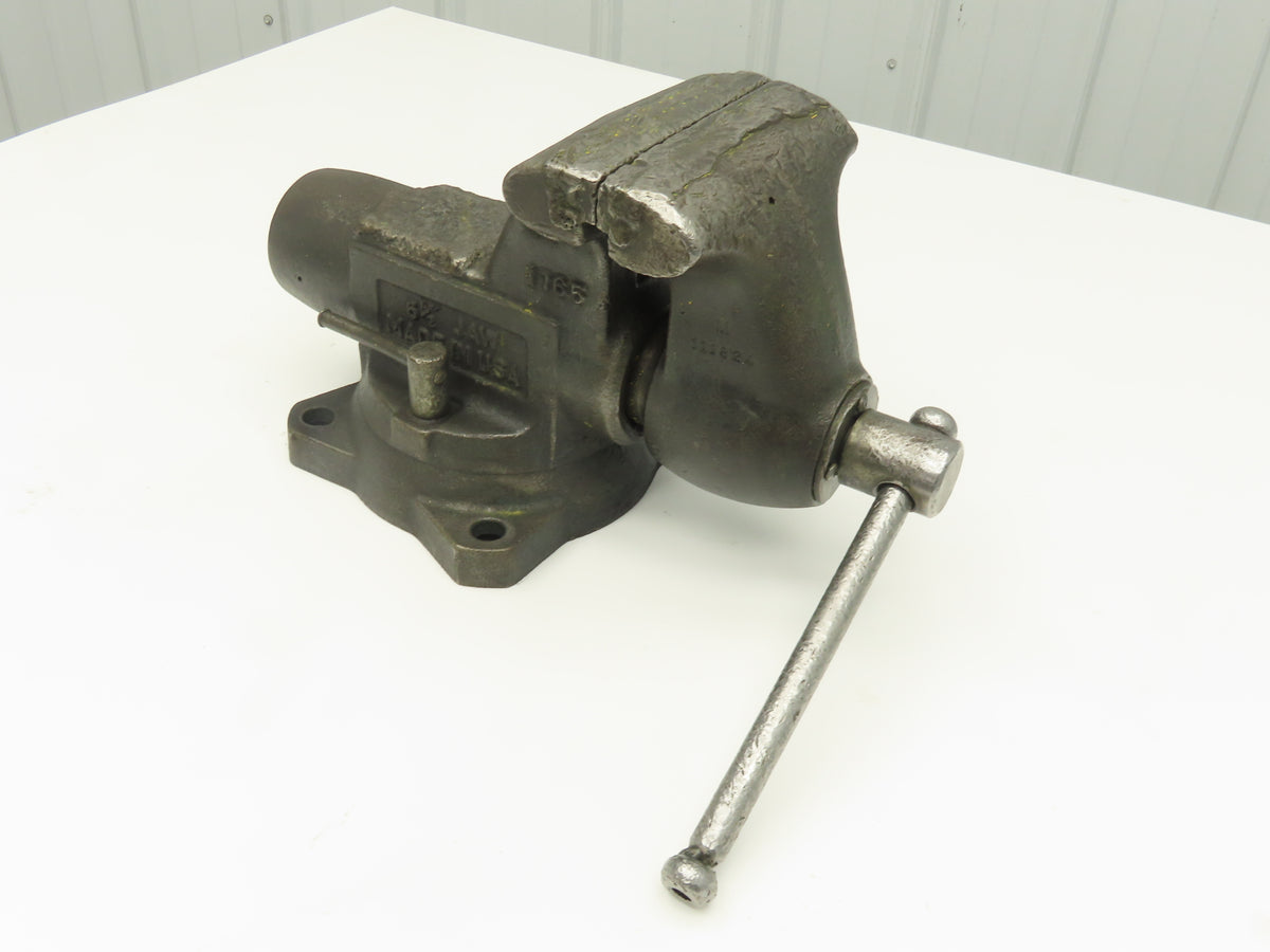Wilton 1765 Combination Pipe Bench Vise 6-1/2" Jaw Swivel Base Bullet Tradesman