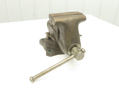 Wilton 1760 Combination Pipe Bench Vise 6" Brass Jaw Swivel Bullet Tradesman