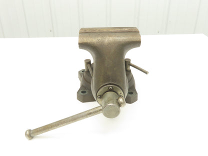 Wilton 1760 Combination Pipe Bench Vise 6" Brass Jaw Swivel Bullet Tradesman