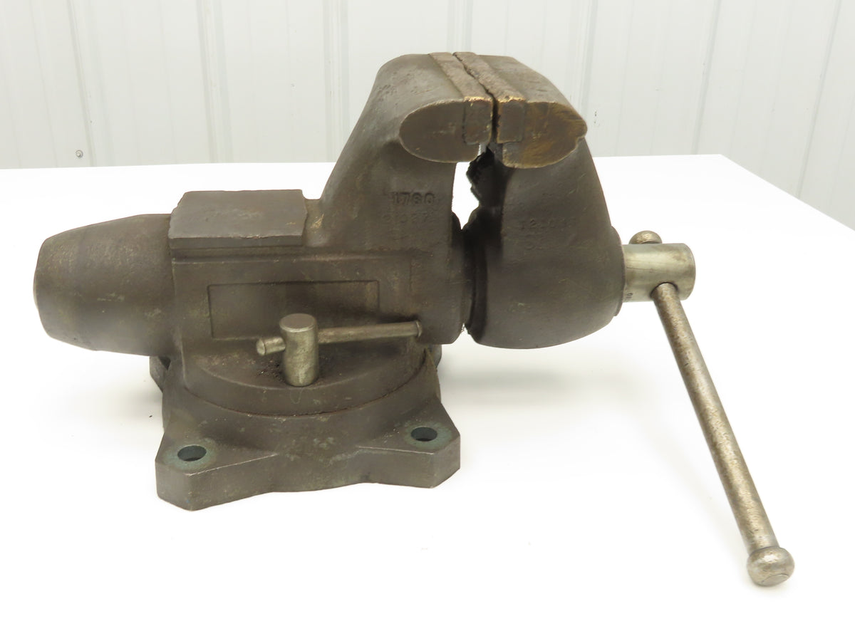 Wilton 1760 Combination Pipe Bench Vise 6" Brass Jaw Swivel Bullet Tradesman