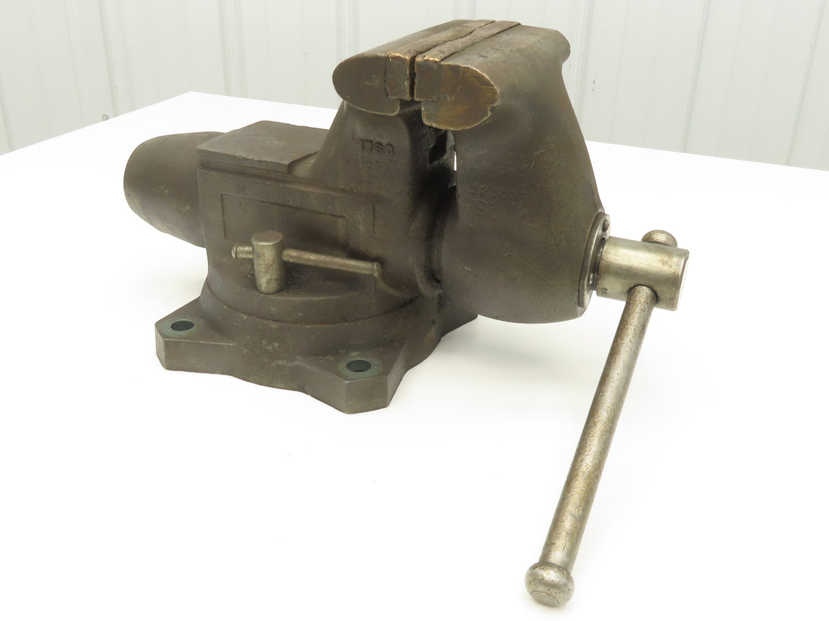 Wilton 1760 Combination Pipe Bench Vise 6" Brass Jaw Swivel Bullet Tradesman