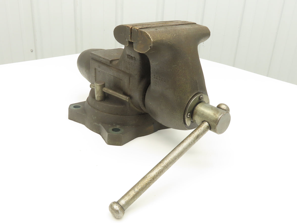Wilton 1760 Combination Pipe Bench Vise 6" Brass Jaw Swivel Bullet Tradesman