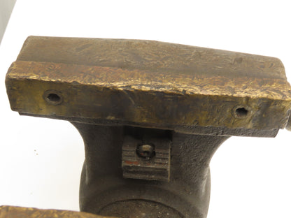 Wilton 1760 Combination Pipe Bench Vise 6" Brass Jaw Swivel Bullet Tradesman