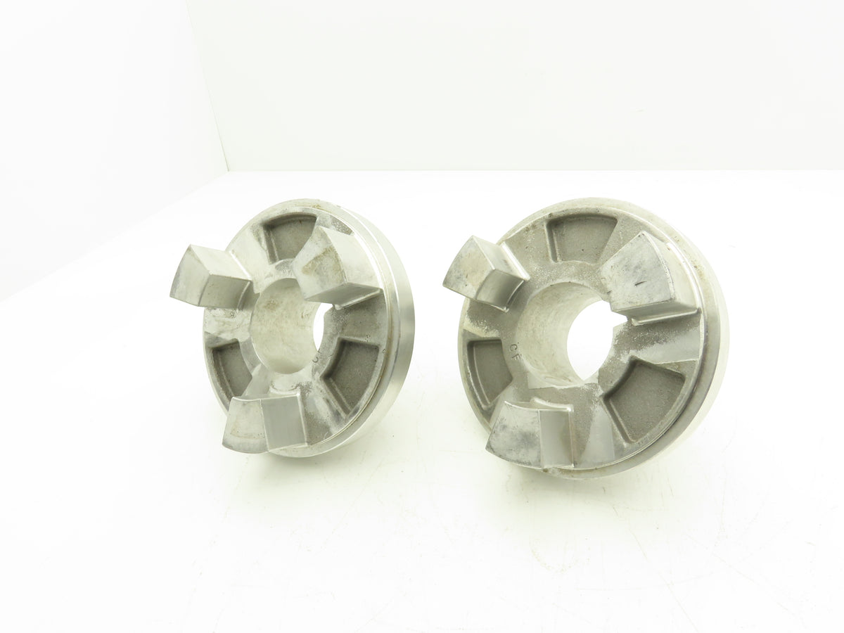 Hayes Mfg. 6A0-33-00 Jaw Coupling Finished Bore 60mm Keyed 5/8" Lot of 2