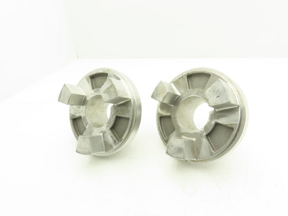 Hayes Mfg. 6A0-33-00 Jaw Coupling Finished Bore 60mm Keyed 5/8" Lot of 2