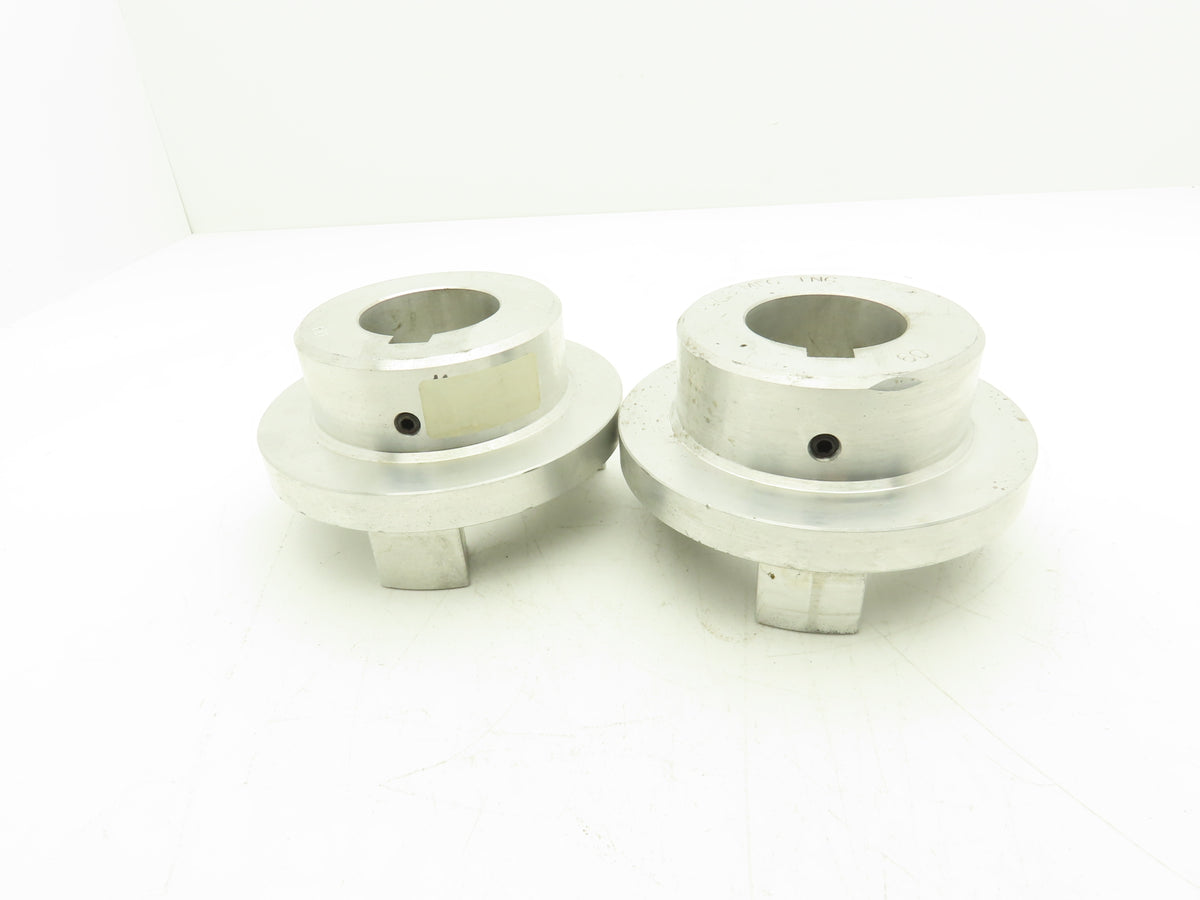 Hayes Mfg. 6A0-33-00 Jaw Coupling Finished Bore 60mm Keyed 5/8" Lot of 2