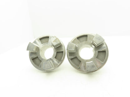 Hayes Mfg. 6A0-33-00 Jaw Coupling Finished Bore 60mm Keyed 5/8" Lot of 2