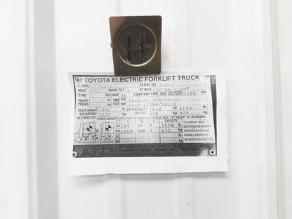 Toyota 7FBCU18 Electric Forklift Rear Axle Dual Hydraulic Steering Assembly
