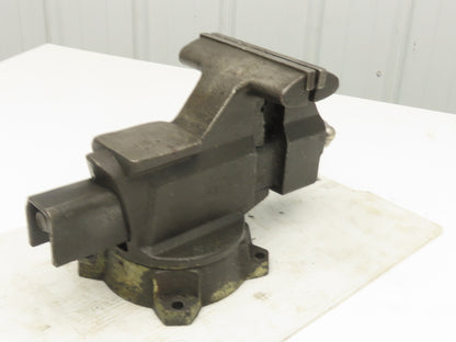 Columbian D6 Combination Pipe Bench Vise 6-1/2" Jaw Swivel Machinist