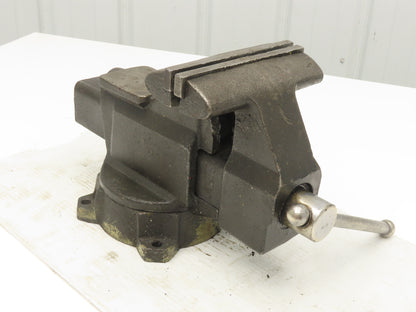 Columbian D6 Combination Pipe Bench Vise 6-1/2" Jaw Swivel Machinist