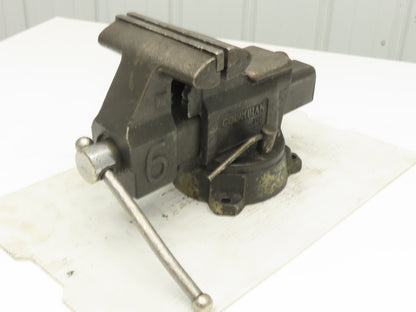 Columbian D6 Combination Pipe Bench Vise 6-1/2" Jaw Swivel Machinist