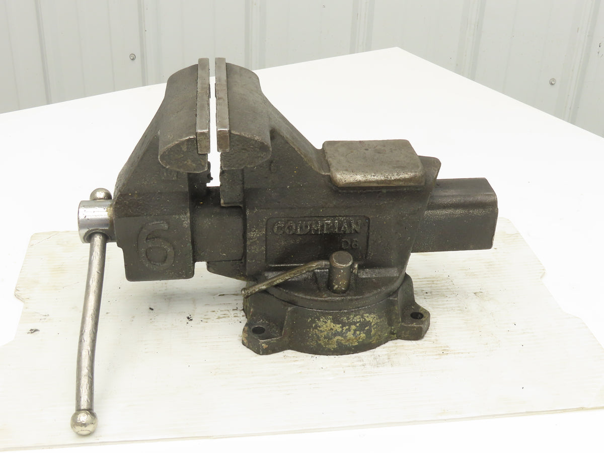 Columbian D6 Combination Pipe Bench Vise 6-1/2" Jaw Swivel Machinist