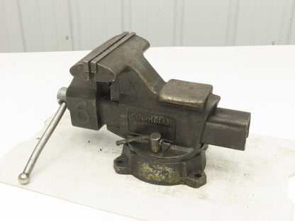 Columbian D6 Combination Pipe Bench Vise 6-1/2" Jaw Swivel Machinist