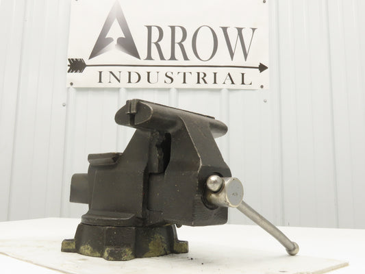 Columbian D6 Combination Pipe Bench Vise 6-1/2" Jaw Swivel Machinist