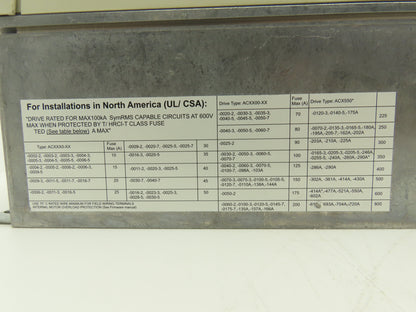 ABB ACS800-U1-0016-5+P901 AC Drive Variable 15 HP 11 kW 500V 3PH 19A VFD READ