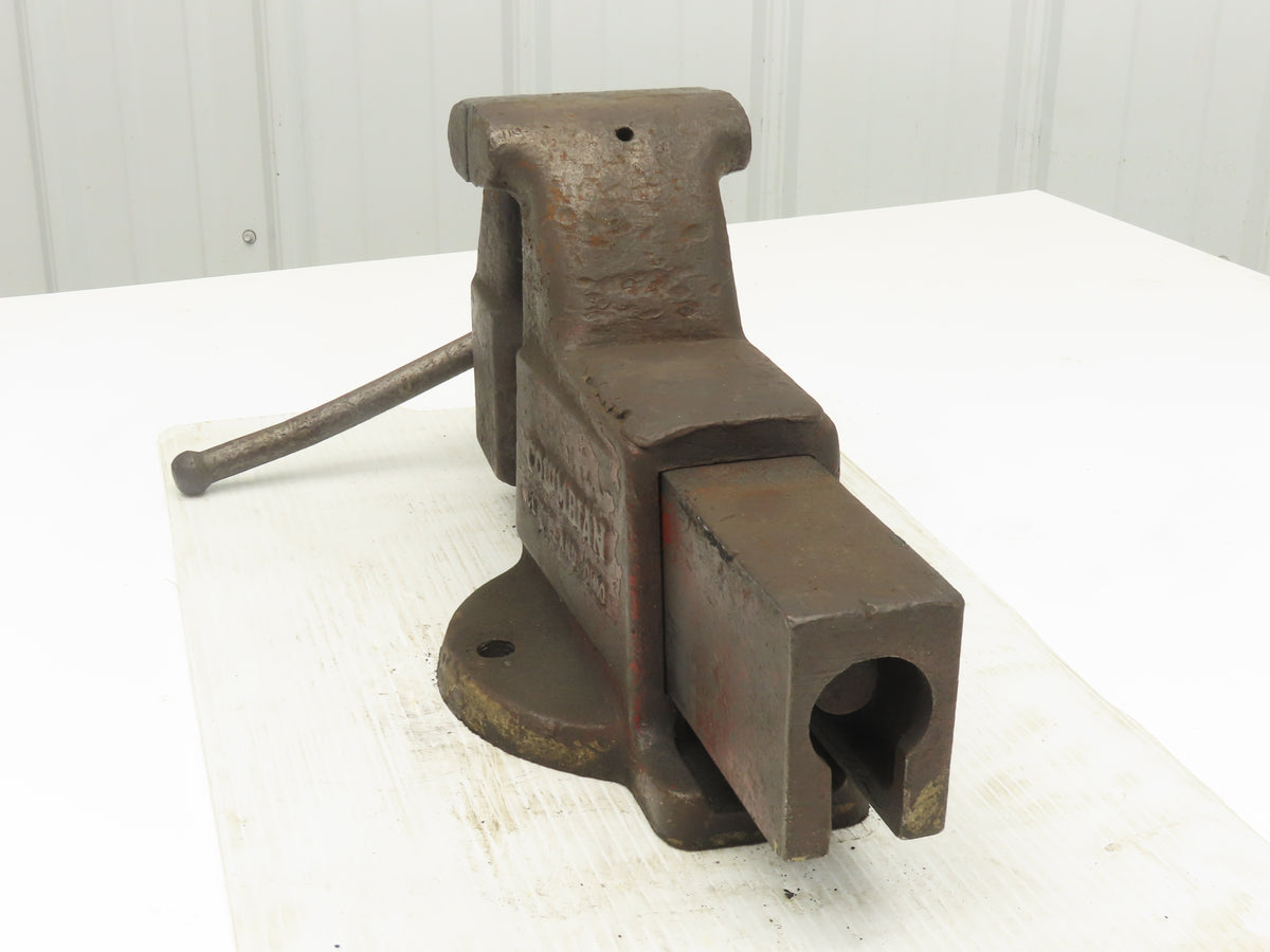 Columbian 504-M2 Fixed Bench Vise 4" Jaw 3-1/2" Throat Depth 8"Opening